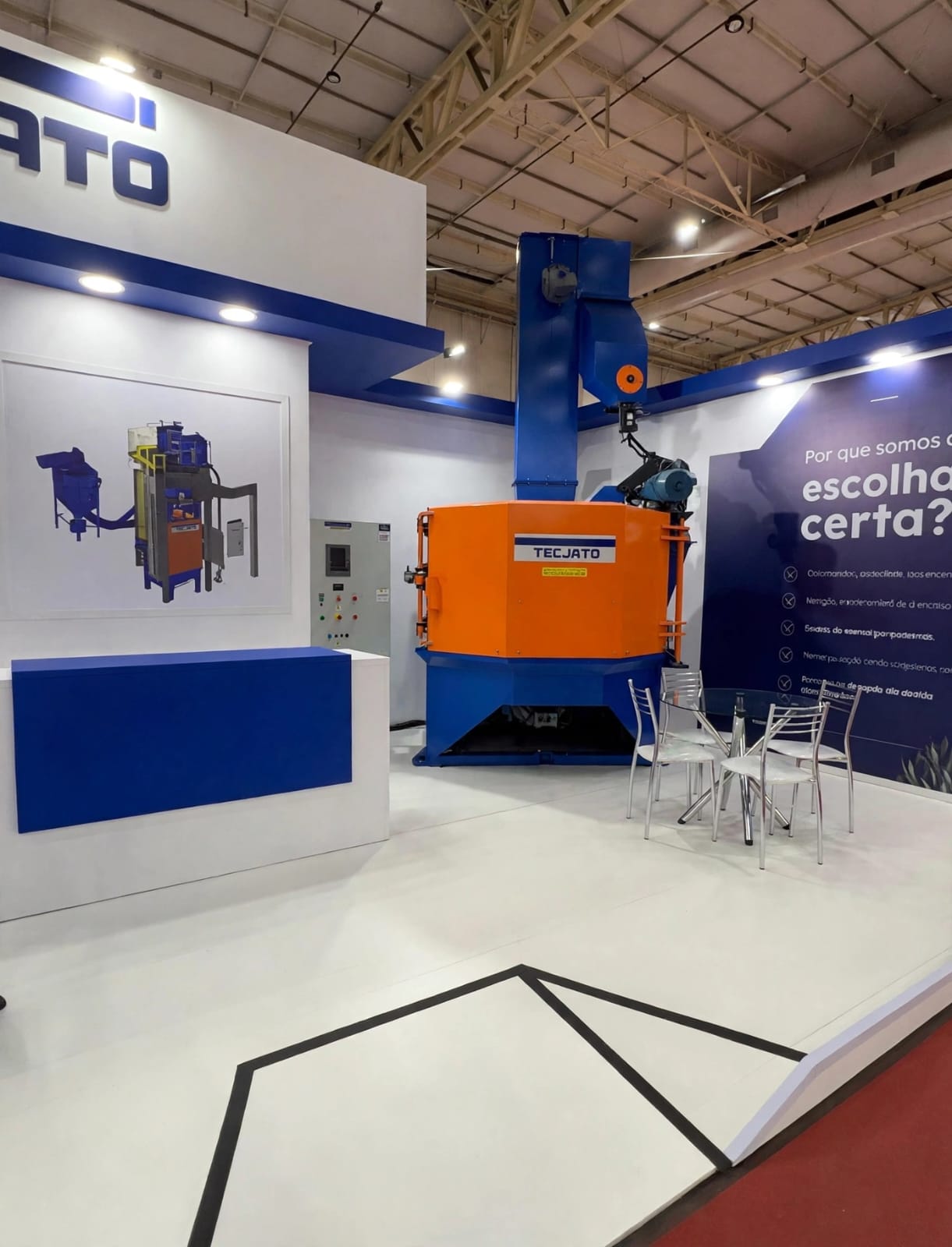 Stand Tecjato — Equipamentos