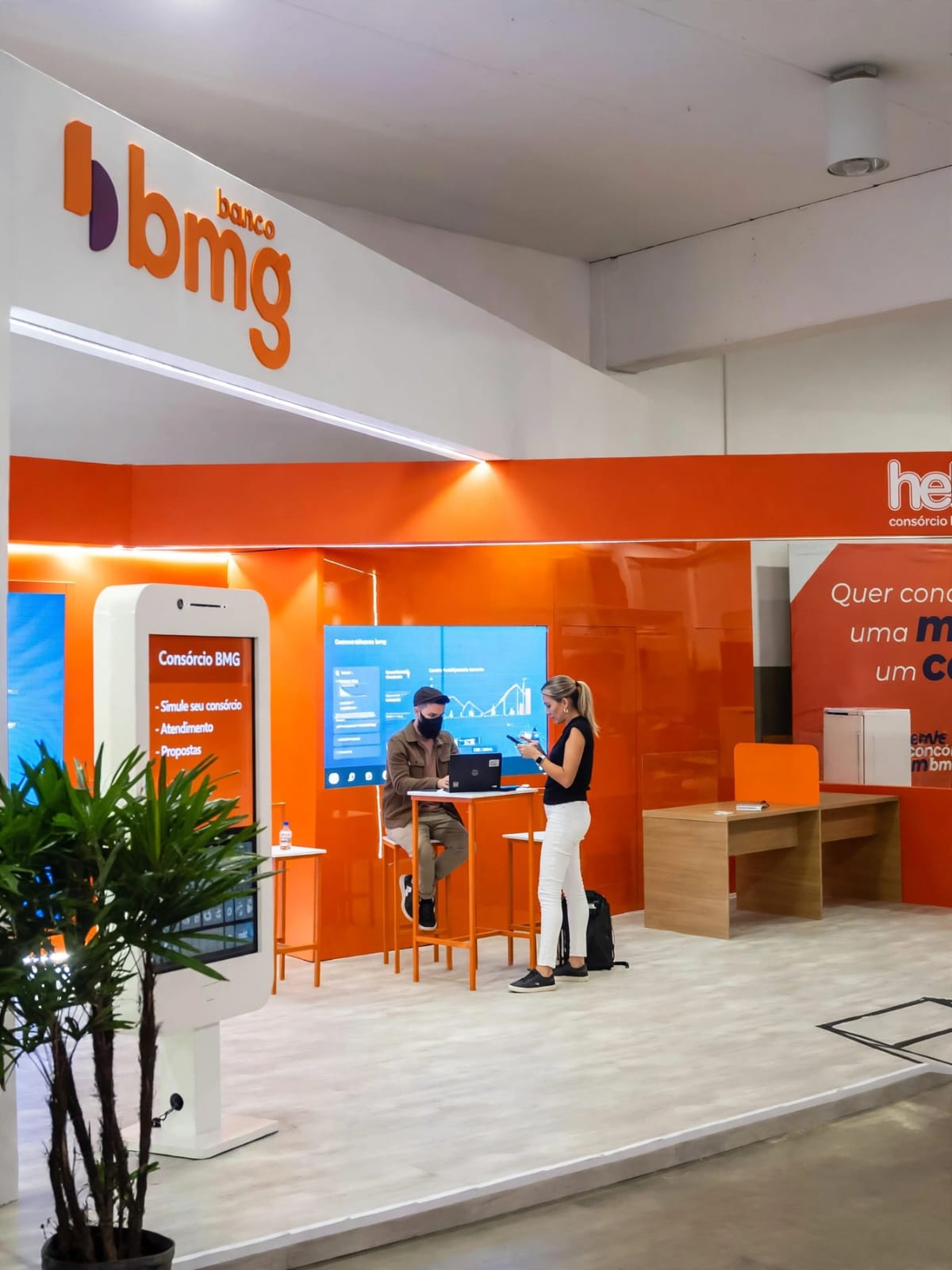 Stand Banco BMG — Consórcio